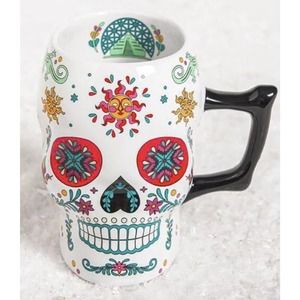 NEW DISNEY COCO MOVIE SUGAR SKULL Decorative Cup MEXICO TEA COFFEE Ceramic